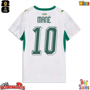 Senegal Sadio Mane #10 Replica Home Stadium Shirt for Women World Cup 2026 Short Sleeve